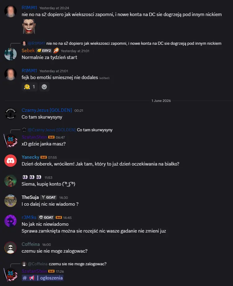 Koniec projektu Eryndos brak informacji od 5 dni